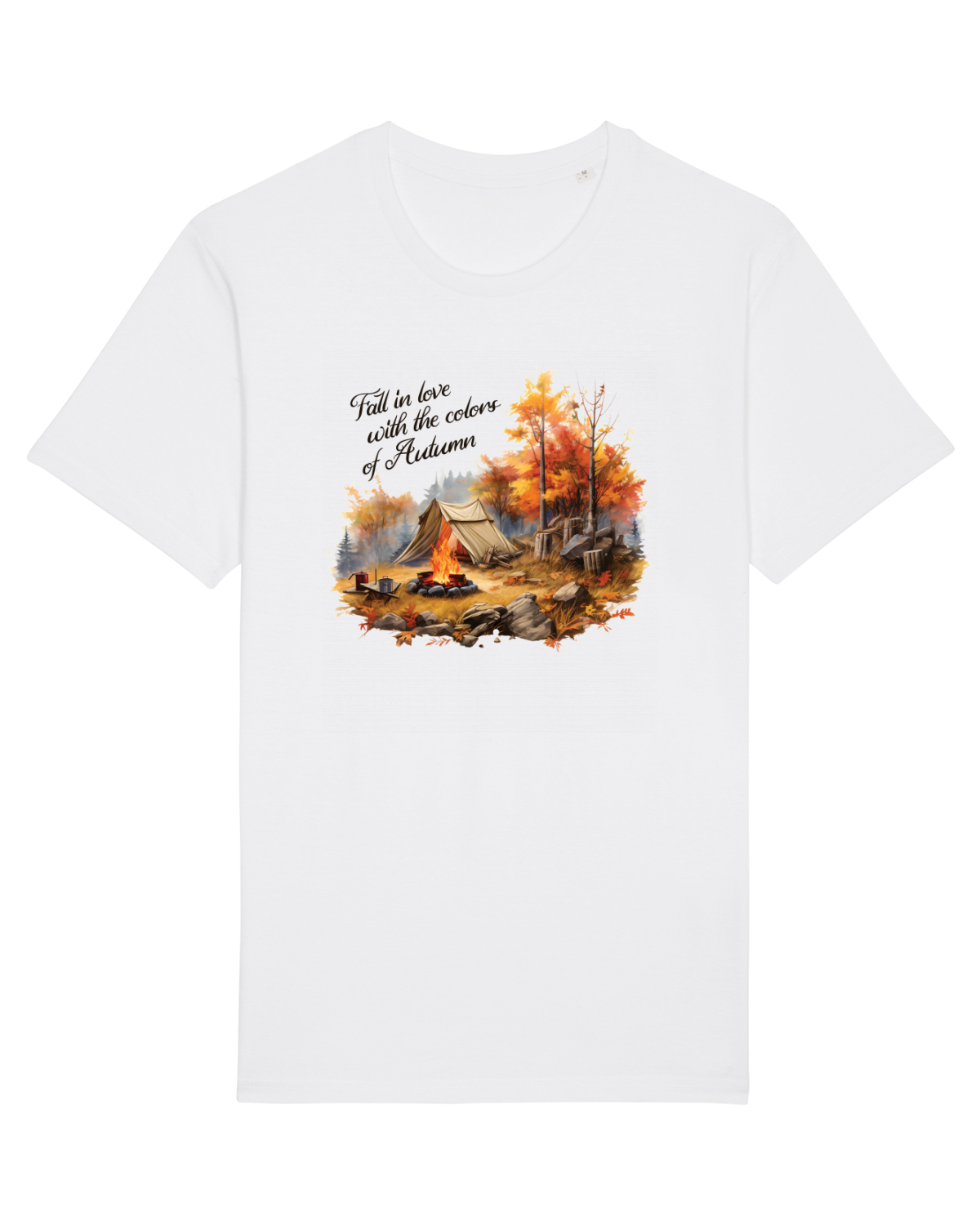 Tricou mânecă scurtă Unisex Rocker White