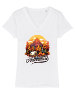 Fall into adventure Tricou mânecă scurtă guler V Damă Evoker