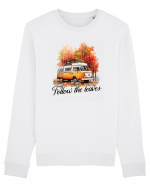 Follow the leaves Bluză mânecă lungă Unisex Rise