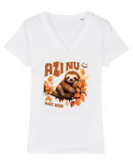 Azi nu, poate mâine Tricou mânecă scurtă guler V Damă Evoker