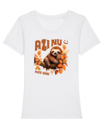 Azi nu, poate mâine Tricou mânecă scurtă guler larg fitted Damă Expresser
