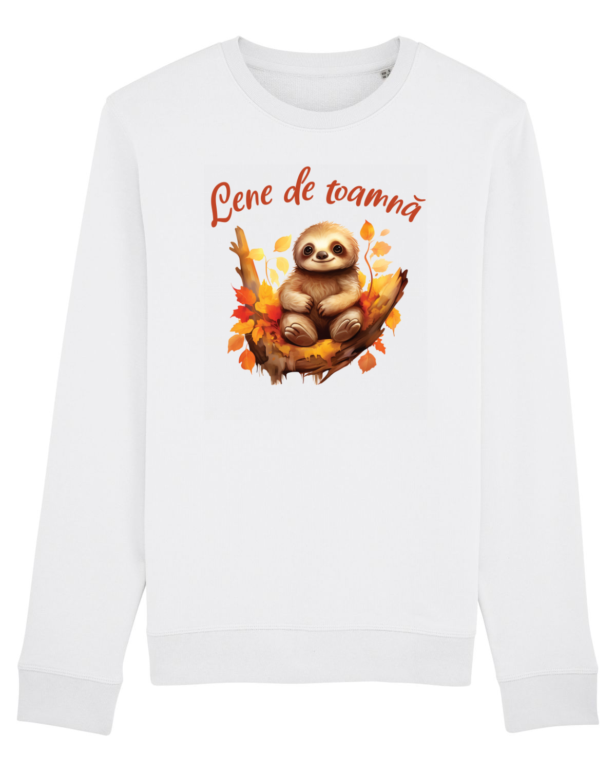 Bluză mânecă lungă Unisex Rise White