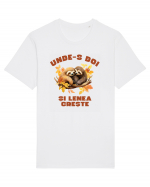 Unde-s doi și lenea crește Tricou mânecă scurtă Unisex Rocker