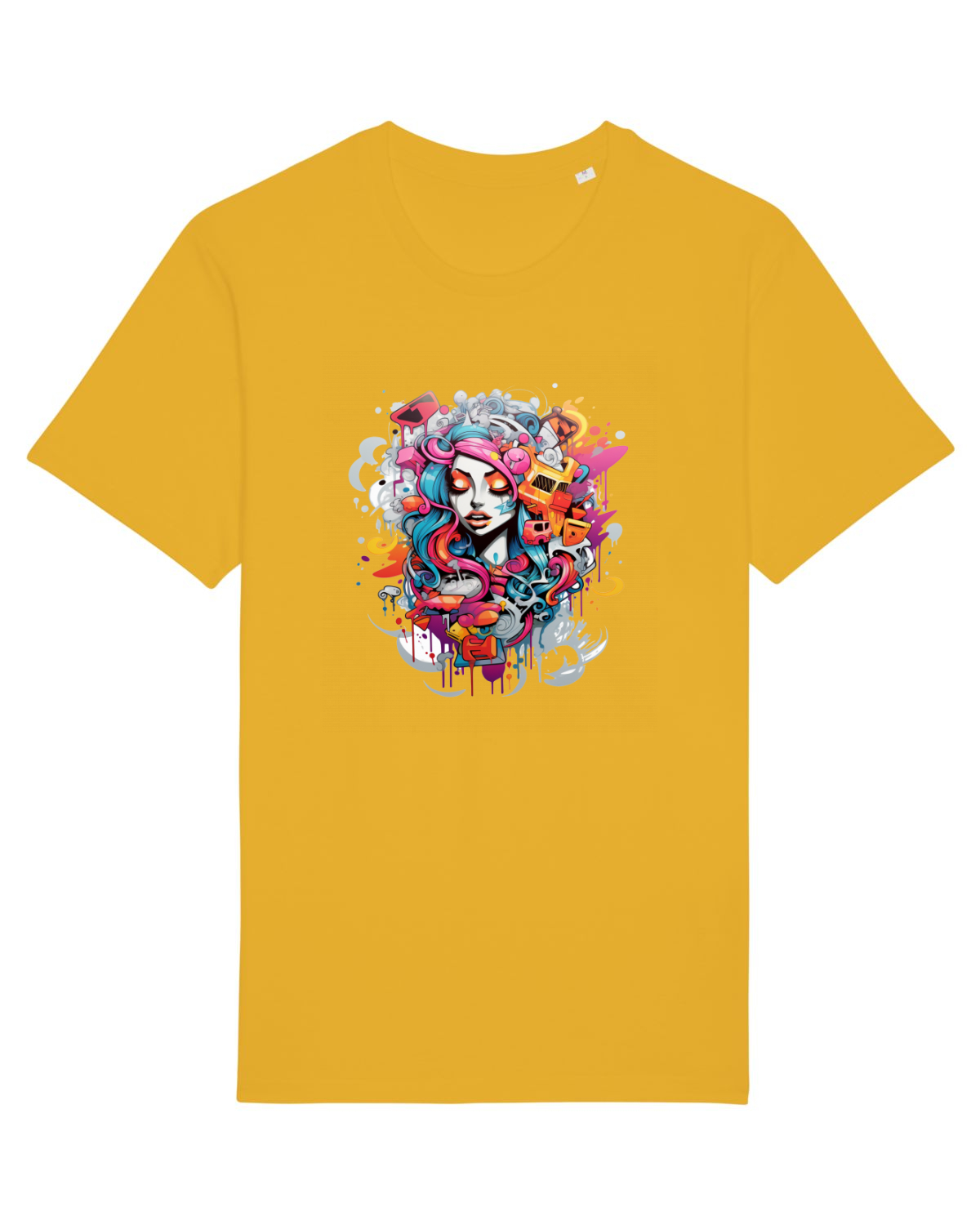 Tricou mânecă scurtă Unisex Rocker Spectra Yellow