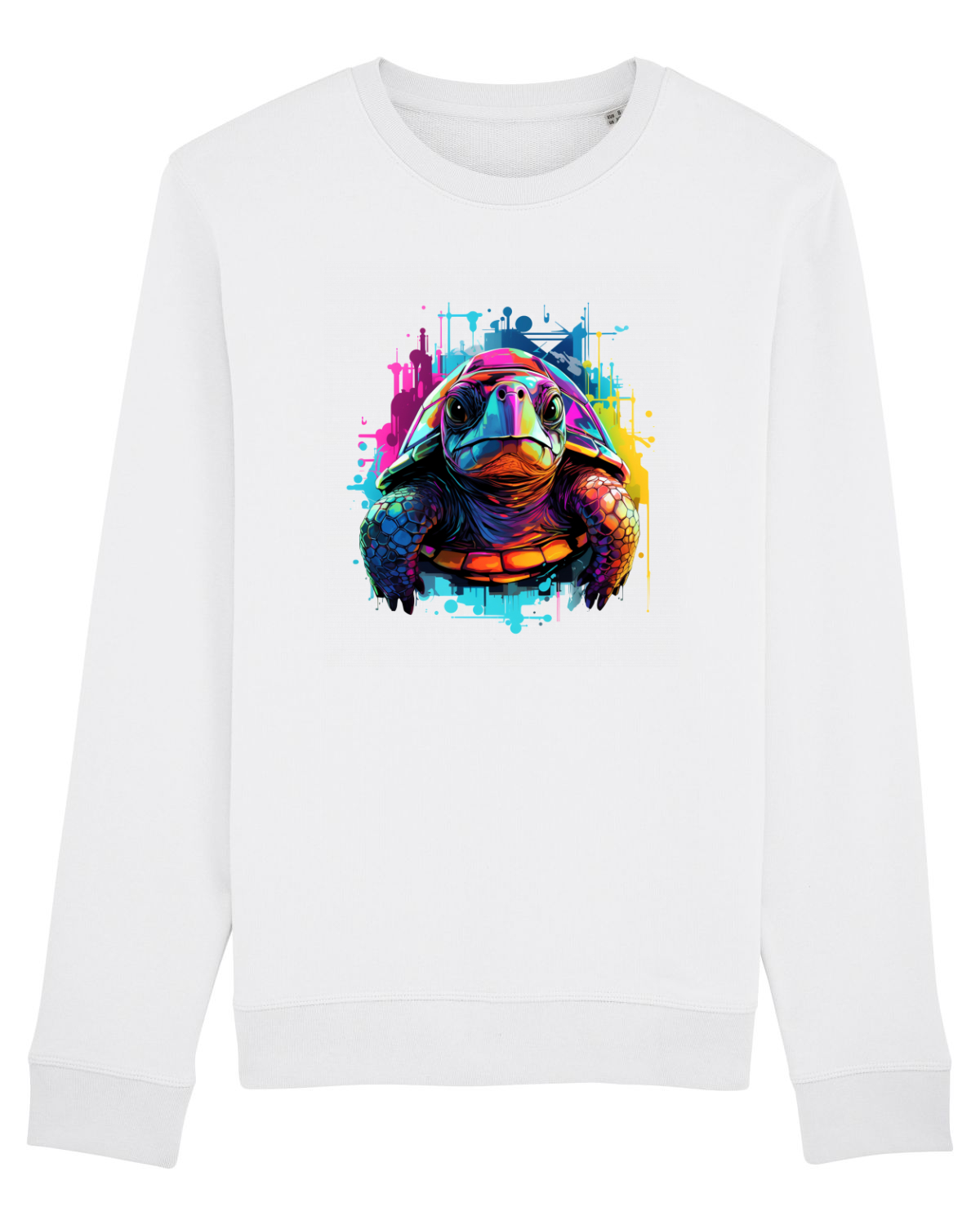 Bluză mânecă lungă Unisex Rise White