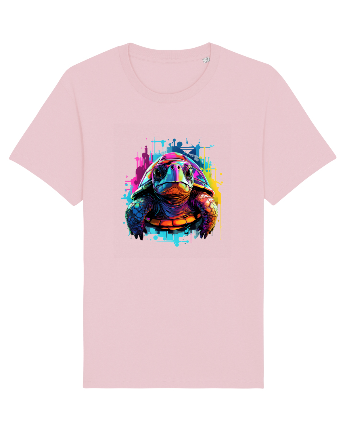 Tricou mânecă scurtă Unisex Rocker Cotton Pink