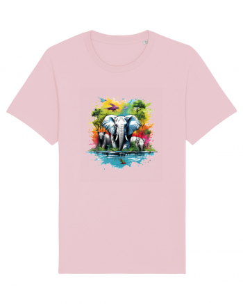 Wild life 1 Cotton Pink