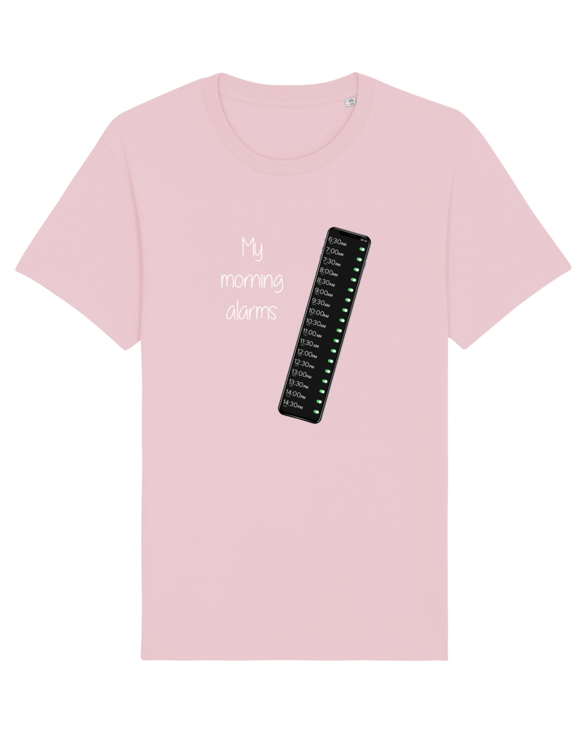 Tricou mânecă scurtă Unisex Rocker Cotton Pink