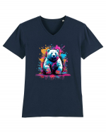 Polar Bear Tricou mânecă scurtă guler V Bărbat Presenter