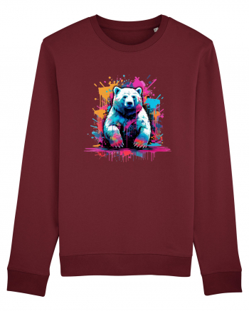 Polar Bear Burgundy