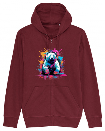 Polar Bear Burgundy