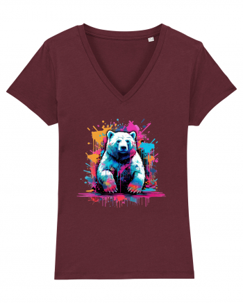 Polar Bear Burgundy