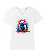 Polar Bear Tricou mânecă scurtă guler V Bărbat Presenter