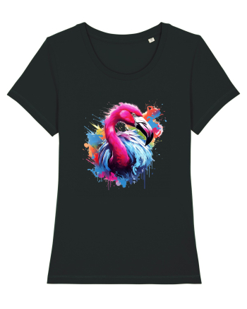 Flamingo splash Black