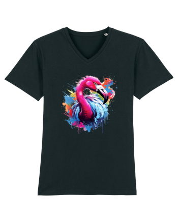 Flamingo splash Black