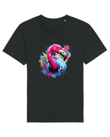 Flamingo splash Black