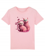 Felinele roz Tricou mânecă scurtă  Copii Mini Creator