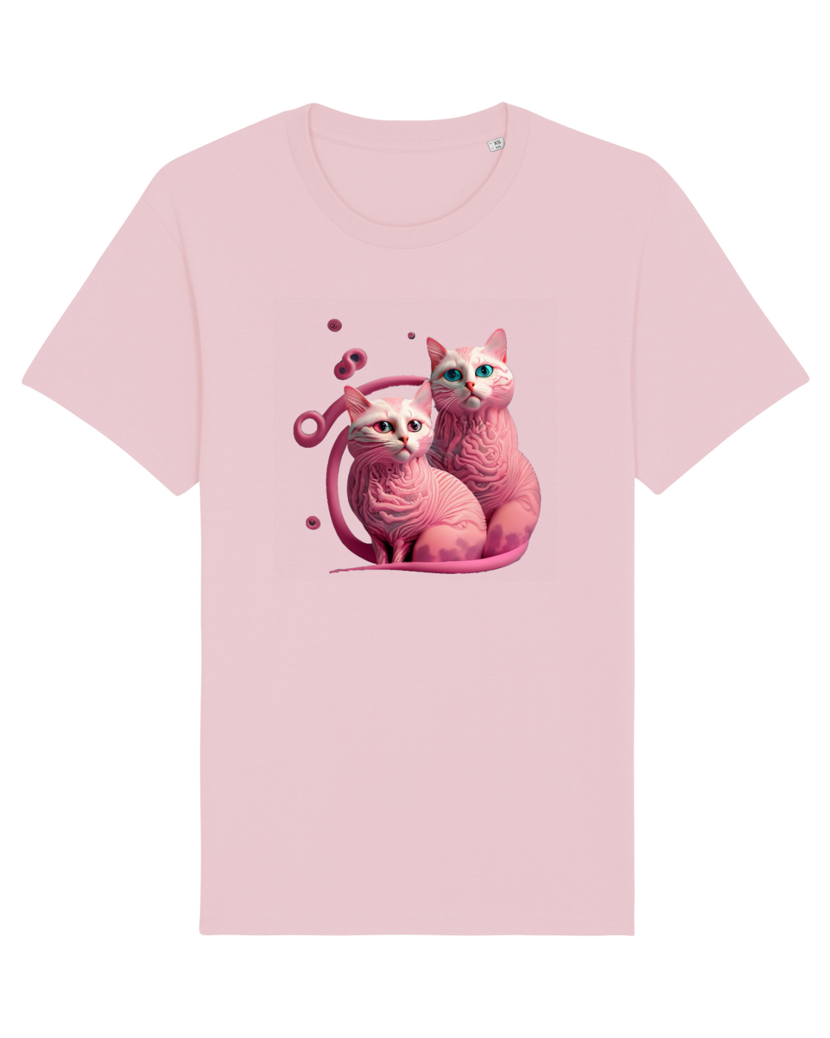 Tricou mânecă scurtă Unisex Rocker Cotton Pink