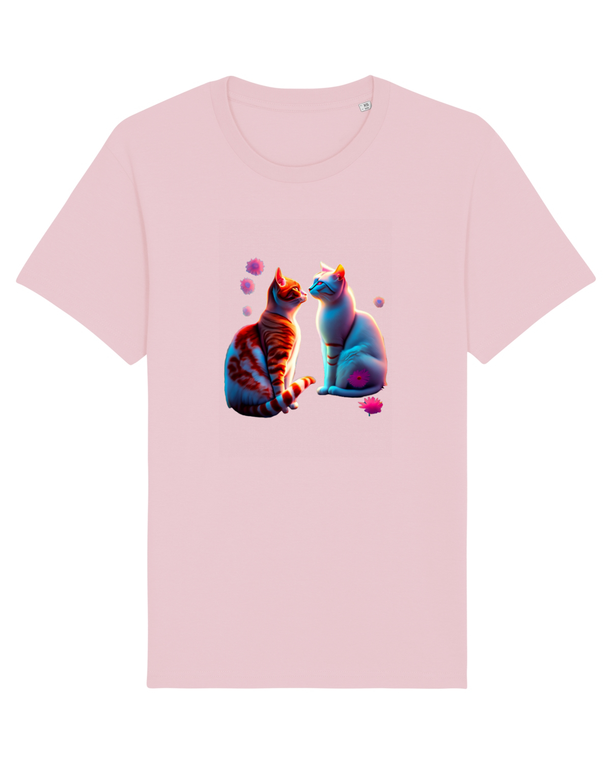 Tricou mânecă scurtă Unisex Rocker Cotton Pink