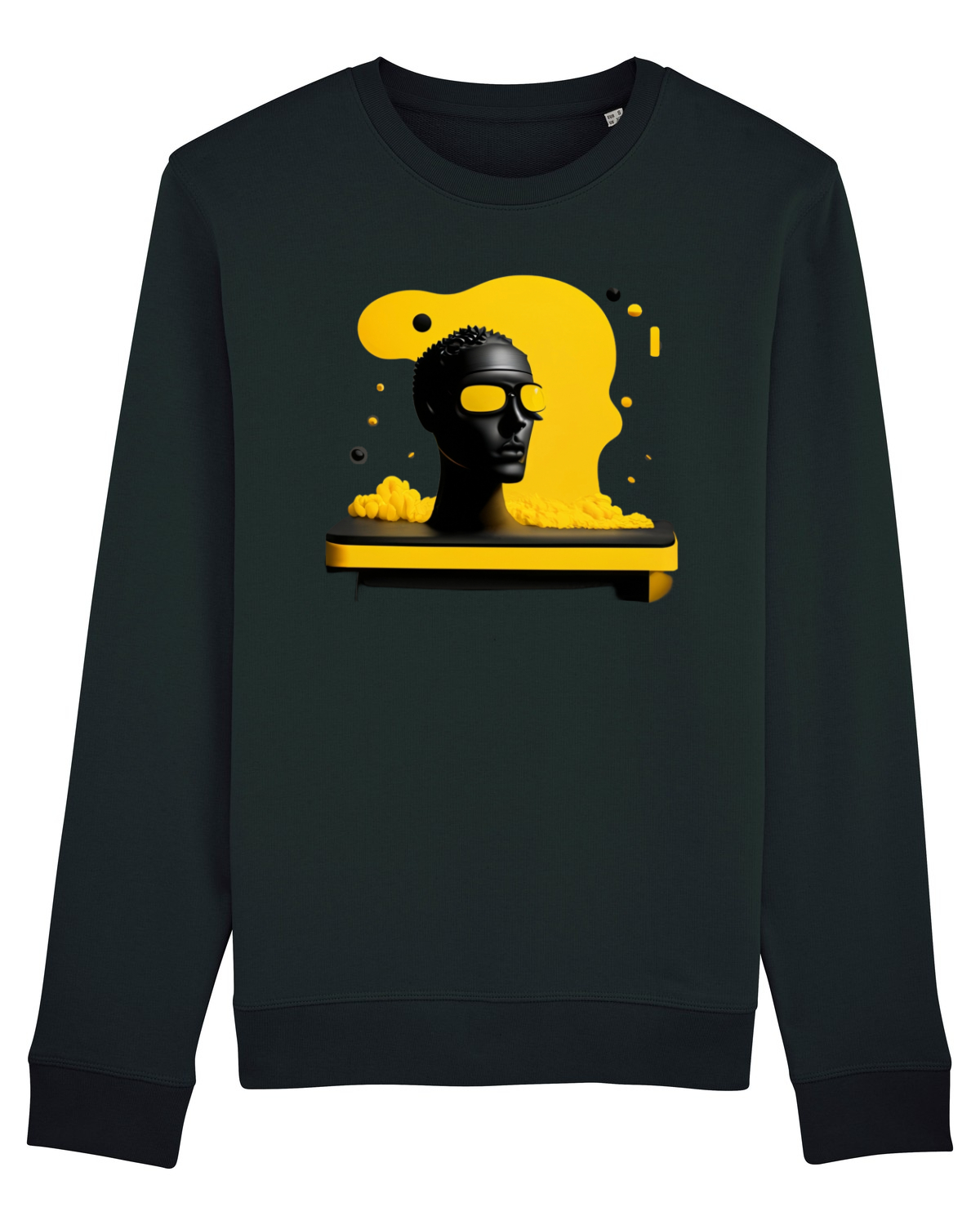 Bluză mânecă lungă Unisex Rise Black