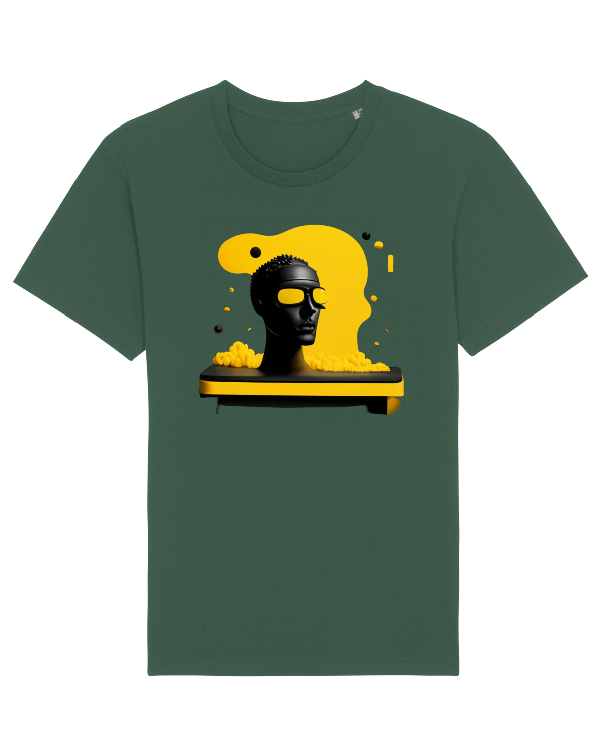 Tricou mânecă scurtă Unisex Rocker Bottle Green