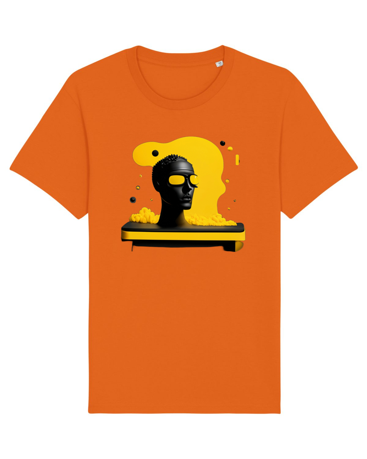 Tricou mânecă scurtă Unisex Rocker Bright Orange