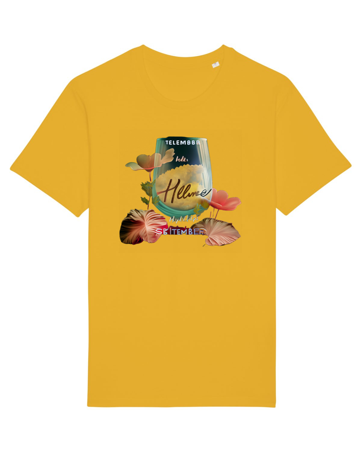 Tricou mânecă scurtă Unisex Rocker Spectra Yellow