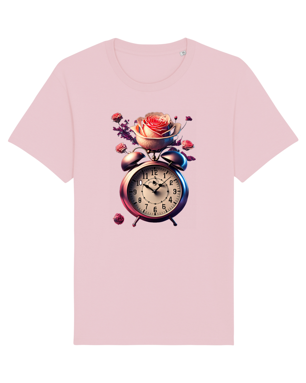 Tricou mânecă scurtă Unisex Rocker Cotton Pink