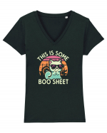 boosheet Tricou mânecă scurtă guler V Damă Evoker