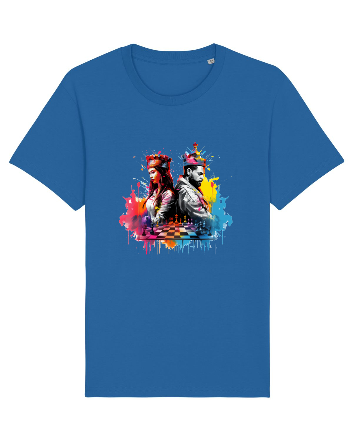 Tricou mânecă scurtă Unisex Rocker Royal Blue