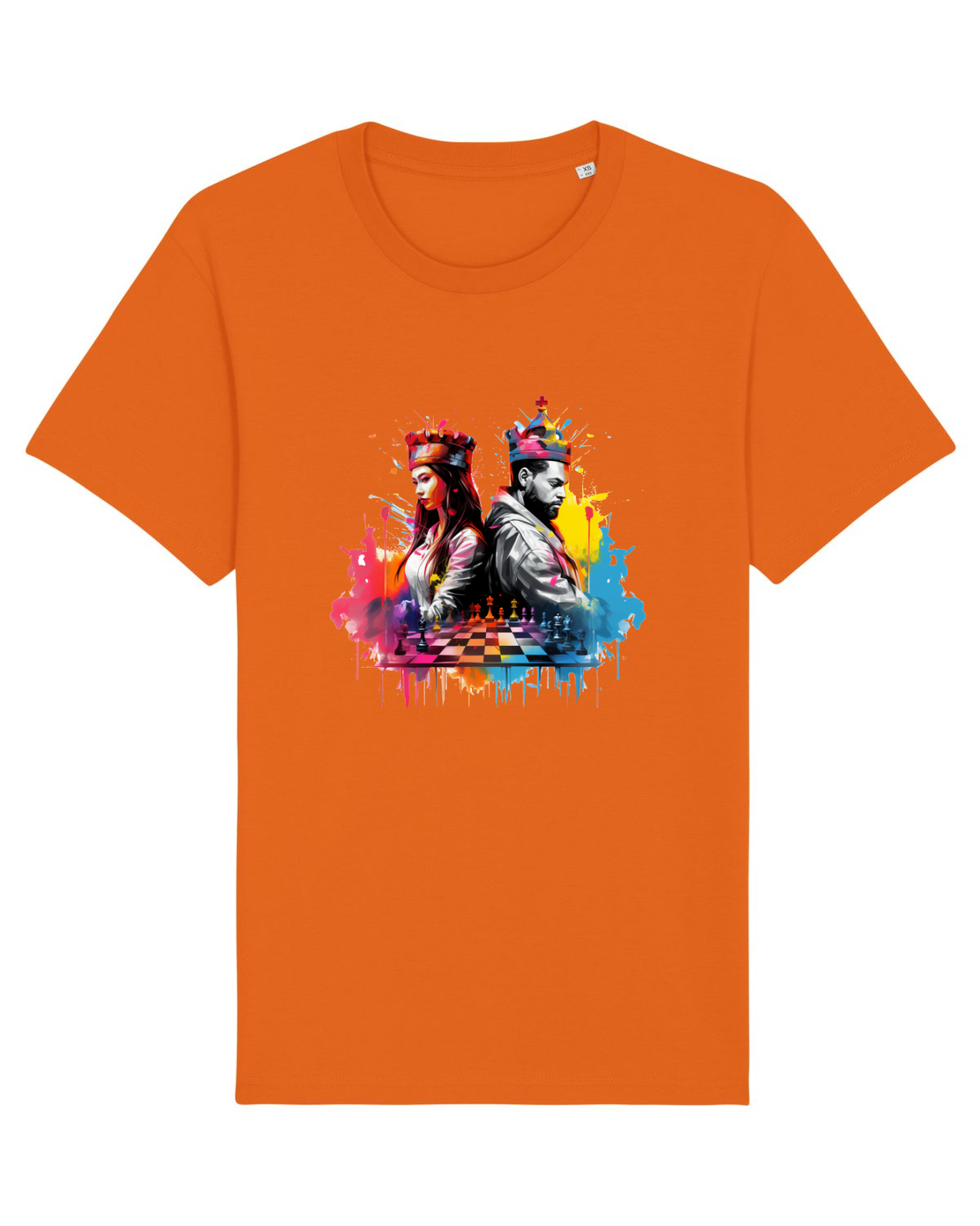 Tricou mânecă scurtă Unisex Rocker Bright Orange
