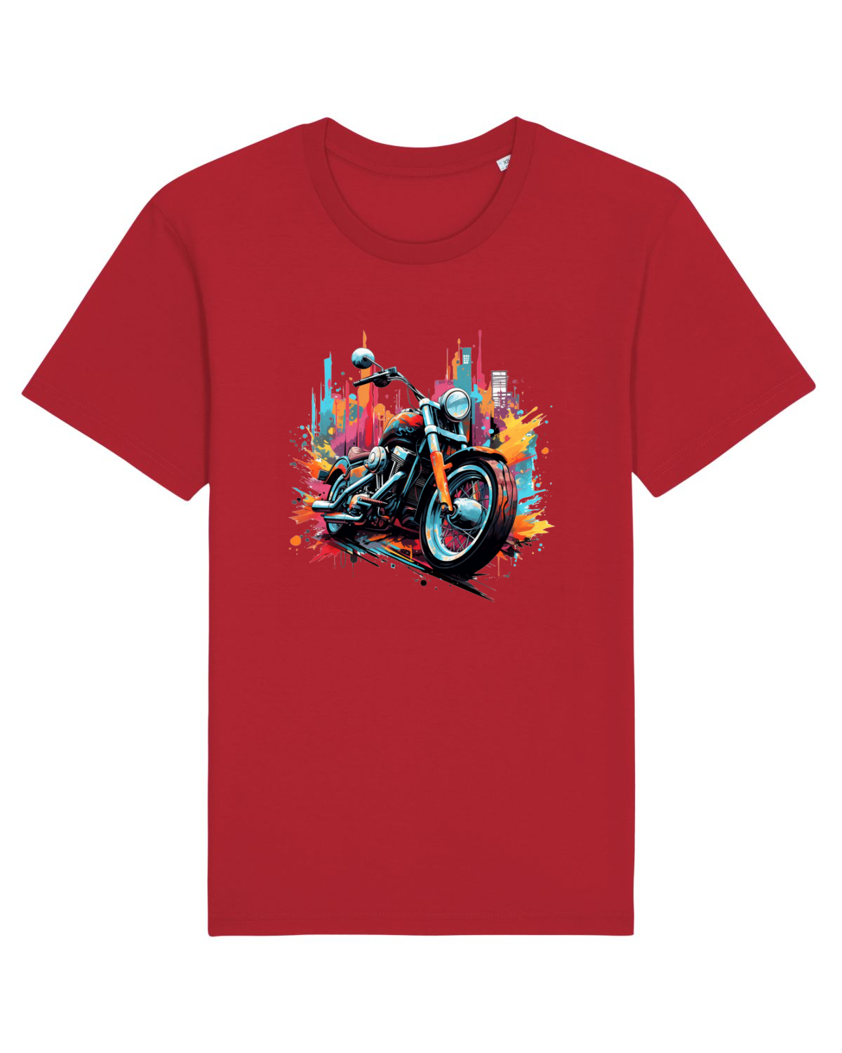 Tricou mânecă scurtă Unisex Rocker Red