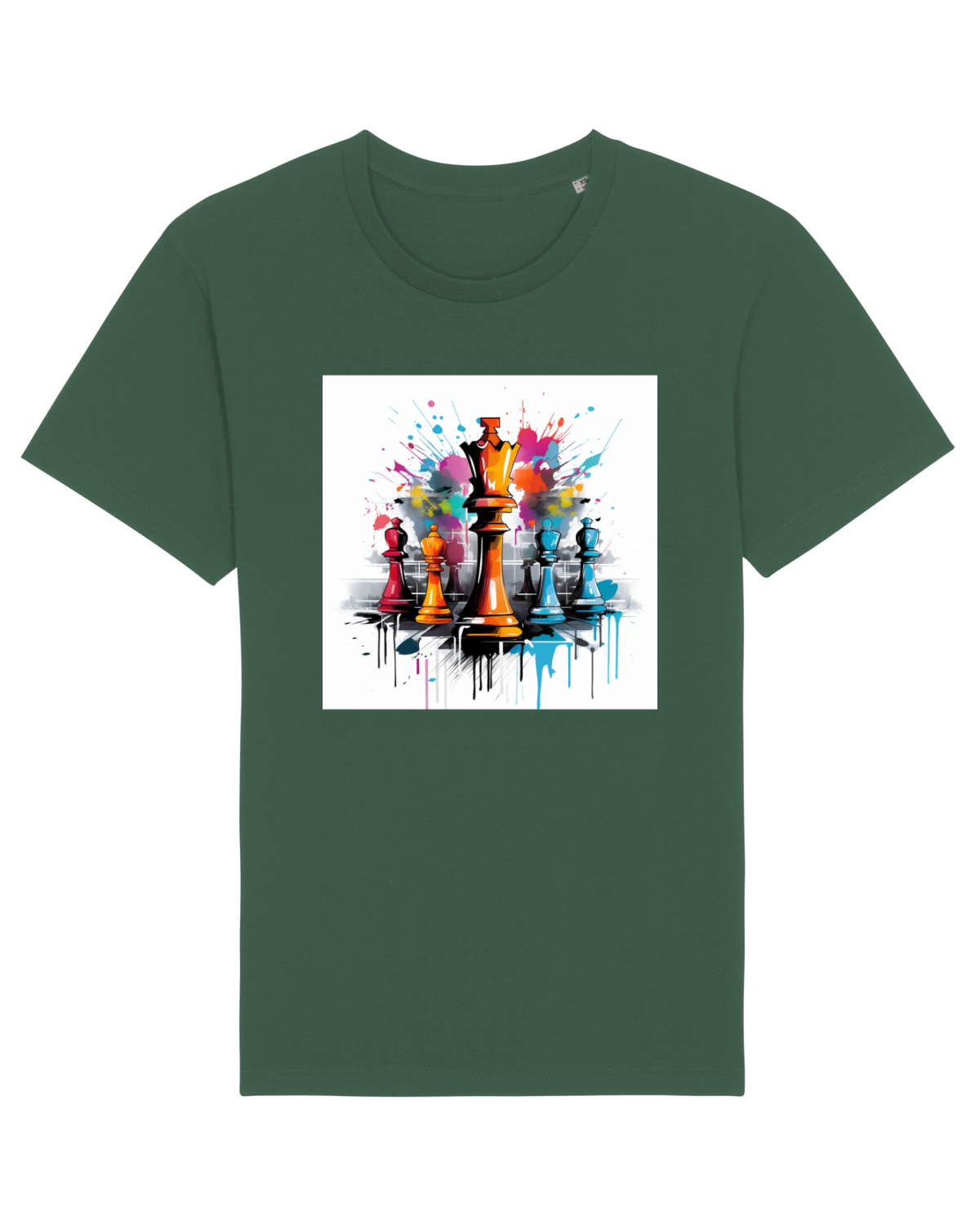 Tricou mânecă scurtă Unisex Rocker Bottle Green