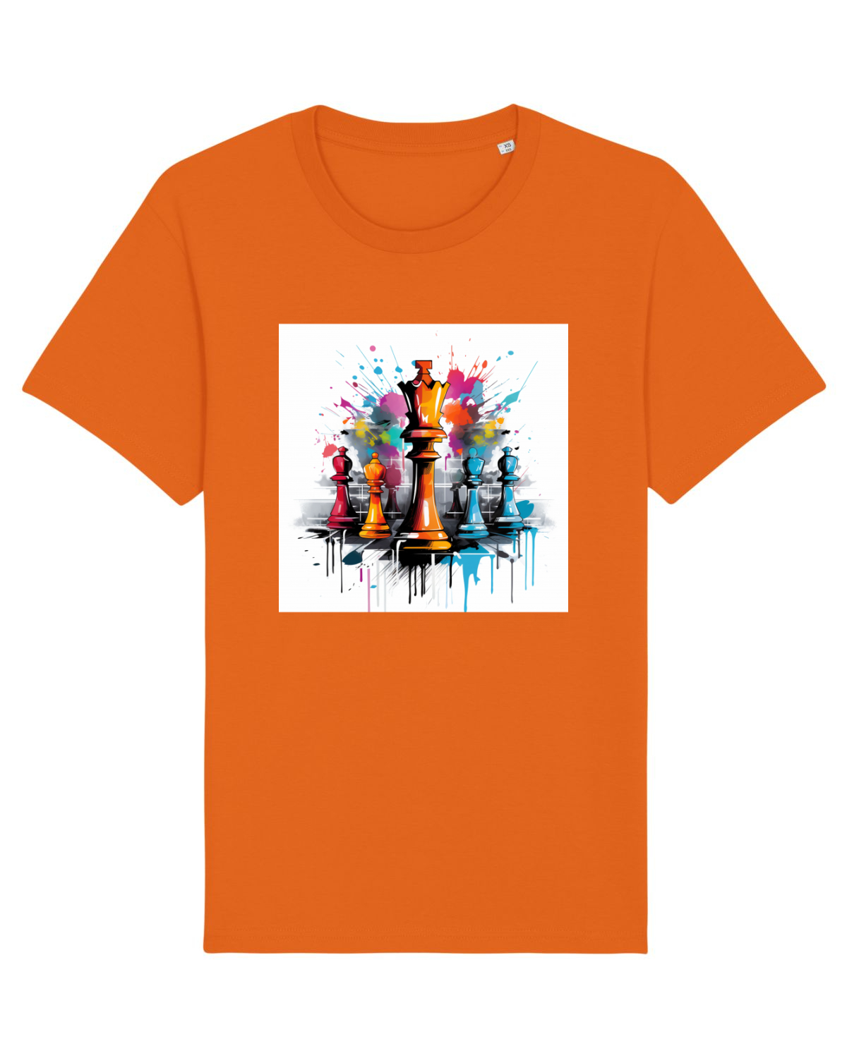 Tricou mânecă scurtă Unisex Rocker Bright Orange