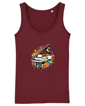 Piano Concert Burgundy