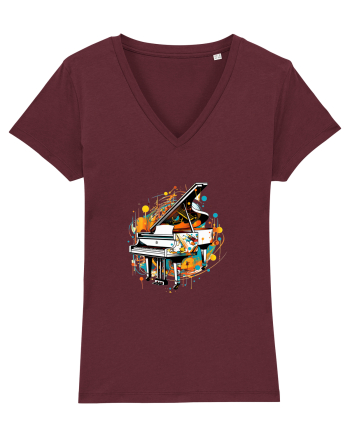 Piano Concert Burgundy