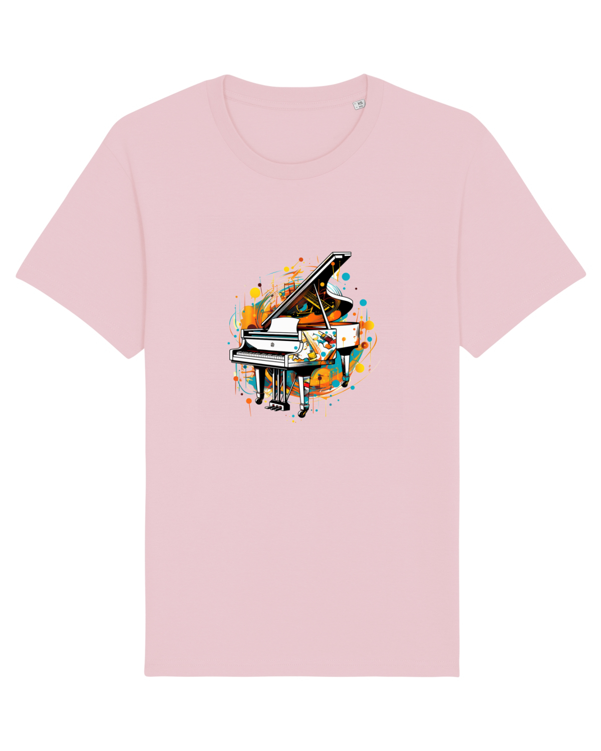Tricou mânecă scurtă Unisex Rocker Cotton Pink