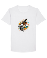 Piano Concert Tricou mânecă scurtă guler larg Bărbat Skater