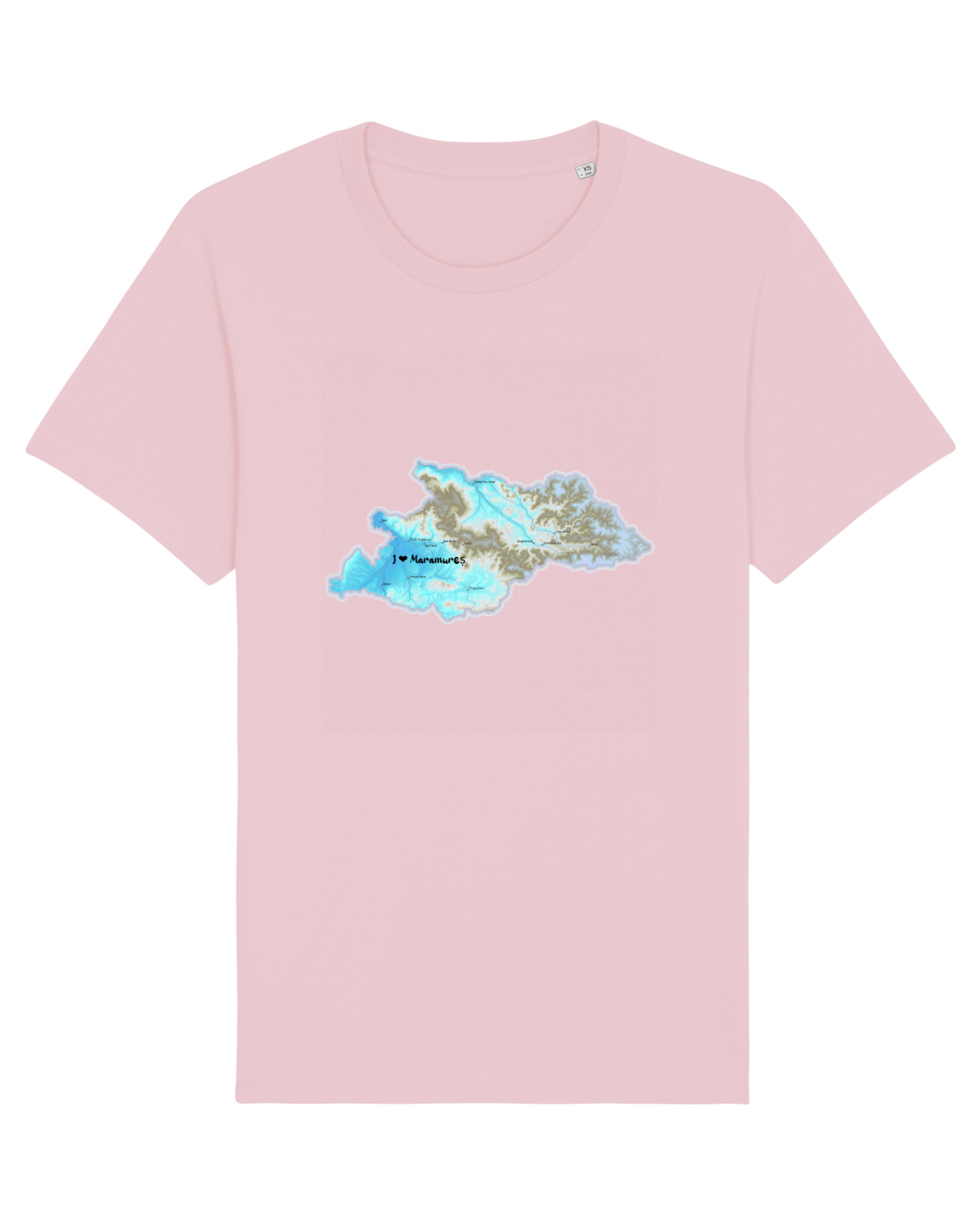 Tricou mânecă scurtă Unisex Rocker Cotton Pink