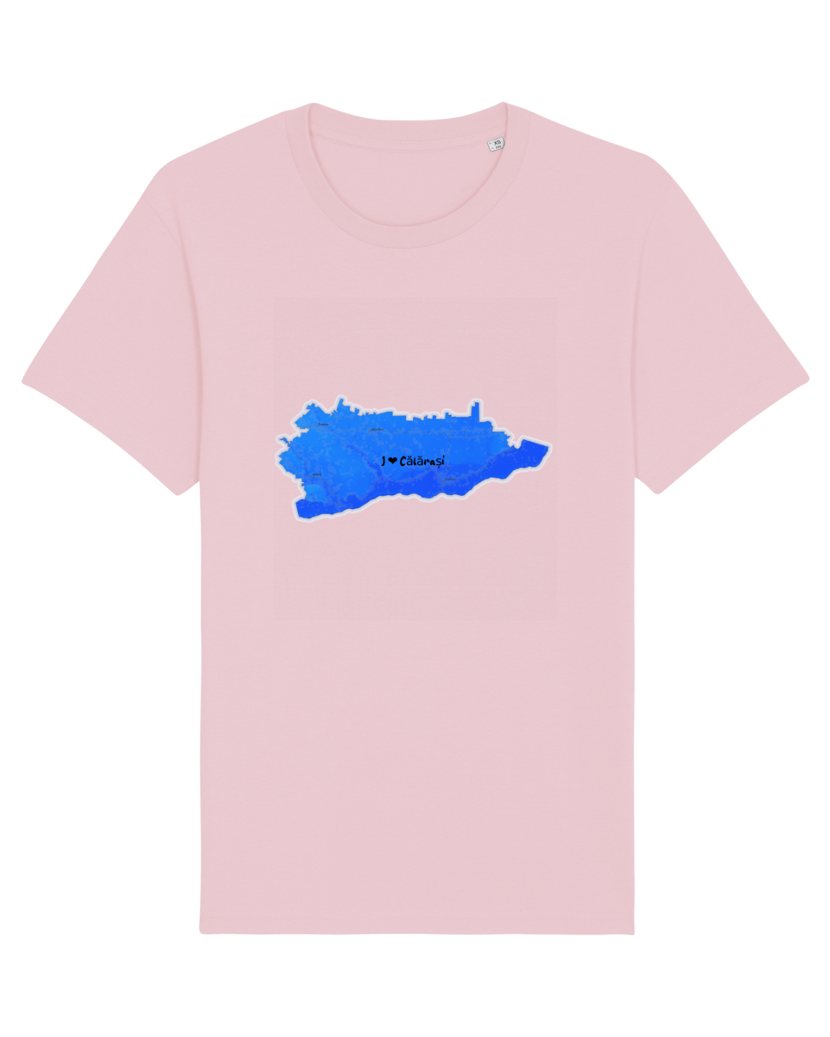 Tricou mânecă scurtă Unisex Rocker Cotton Pink