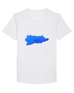 Călărași County Map Tricou mânecă scurtă guler larg Bărbat Skater