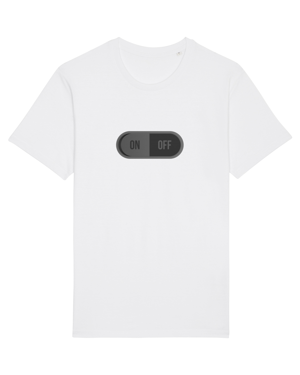 Tricou mânecă scurtă Unisex Rocker White