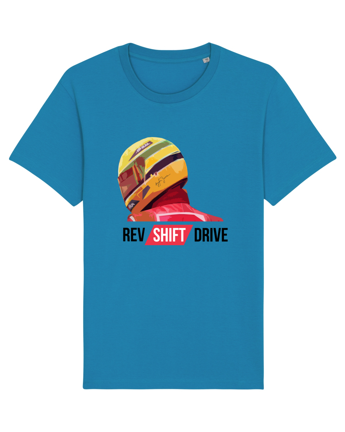 Tricou mânecă scurtă Unisex Rocker Azur