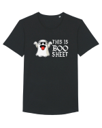 This Is Boo Sheet Bull Shit Funny Tricou mânecă scurtă guler larg Bărbat Skater