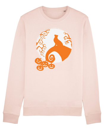 Top Cat And Moon Halloween Candy Pink