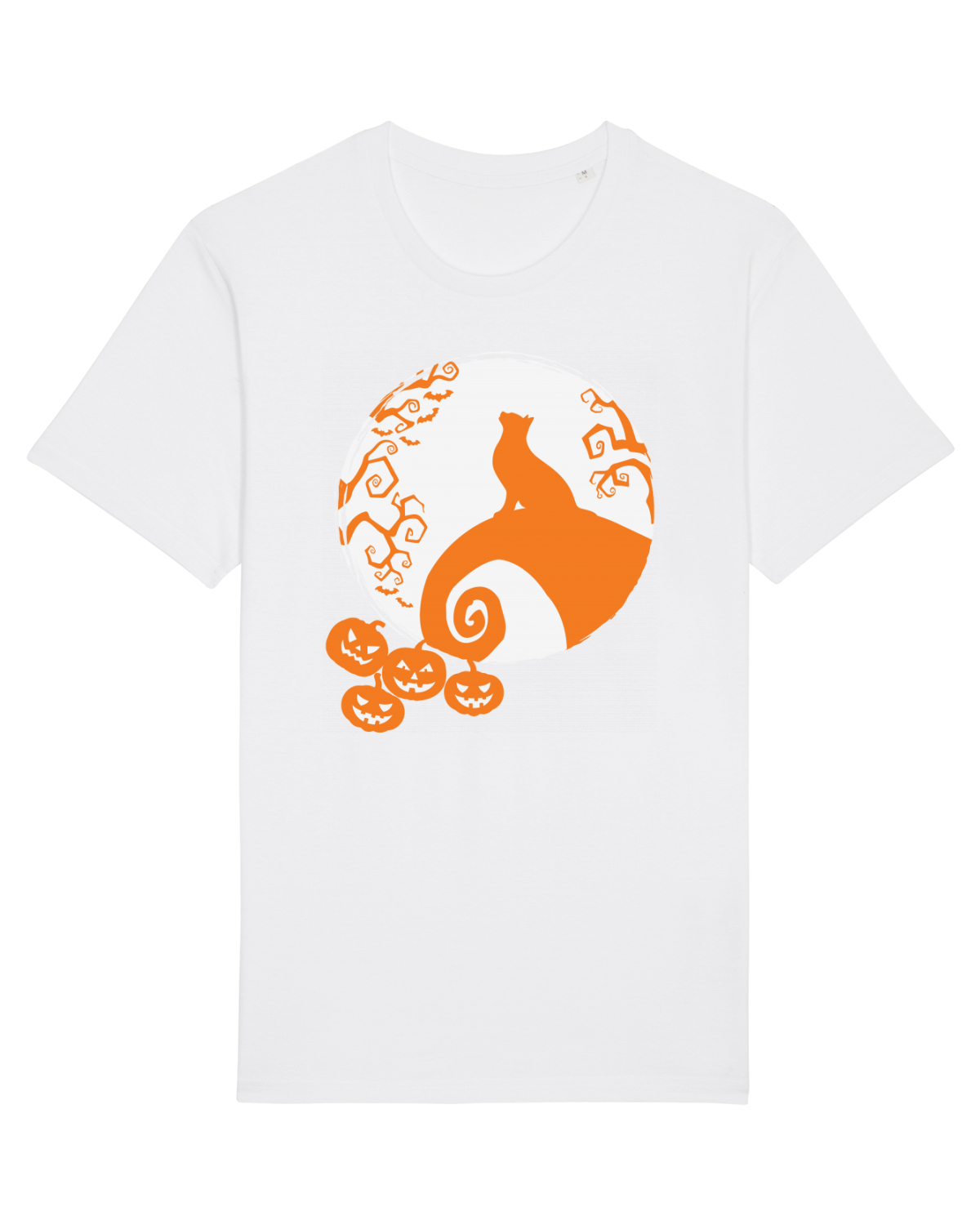Tricou mânecă scurtă Unisex Rocker White