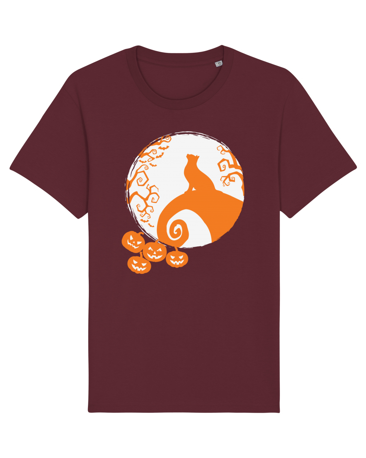 Tricou mânecă scurtă Unisex Rocker Burgundy