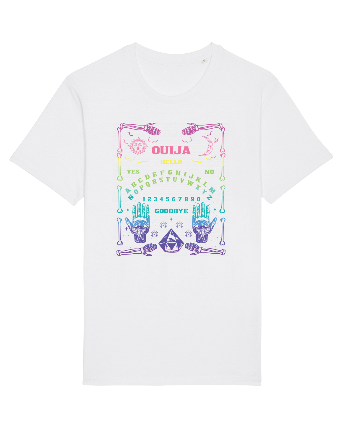 Tricou mânecă scurtă Unisex Rocker White