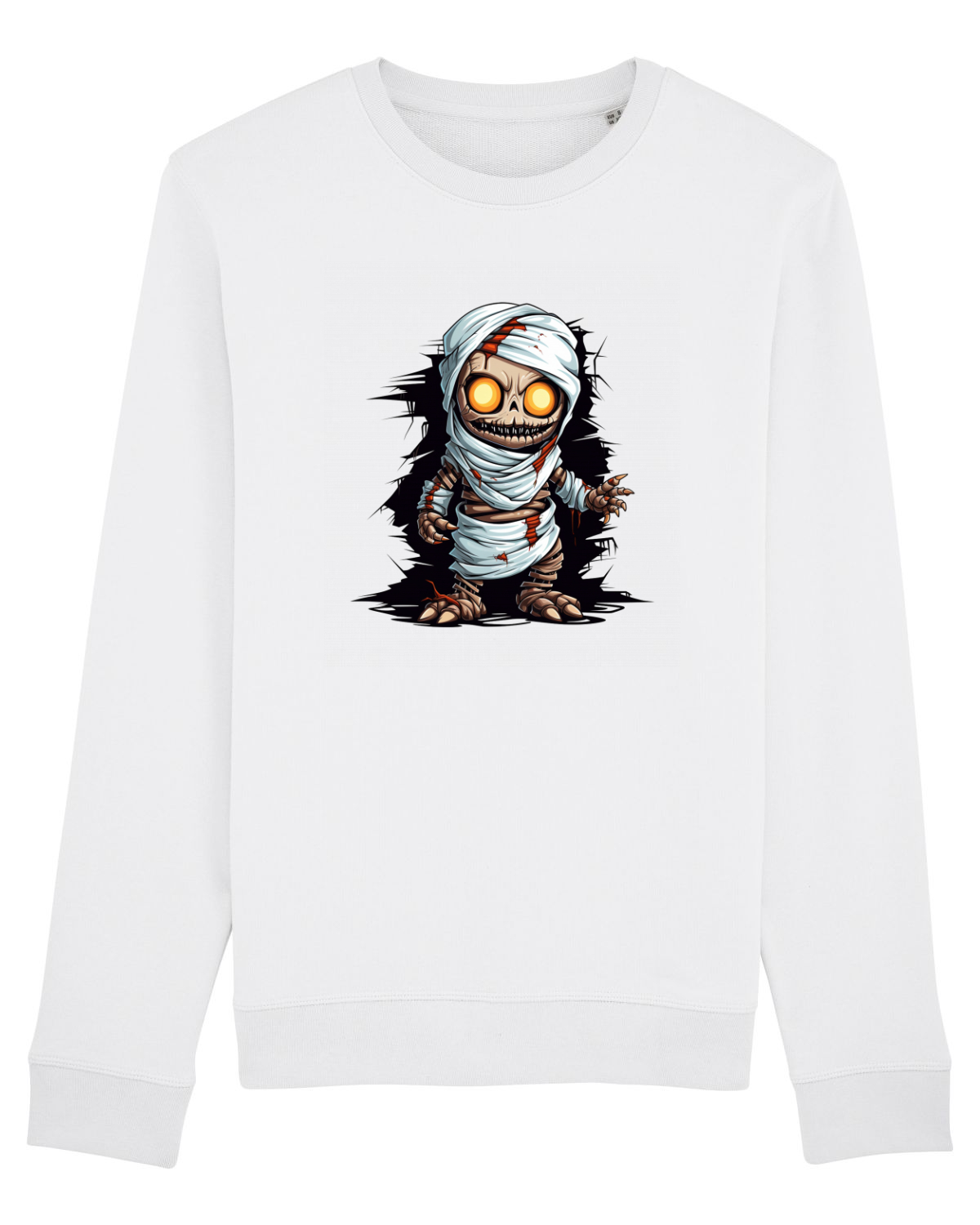 Bluză mânecă lungă Unisex Rise White