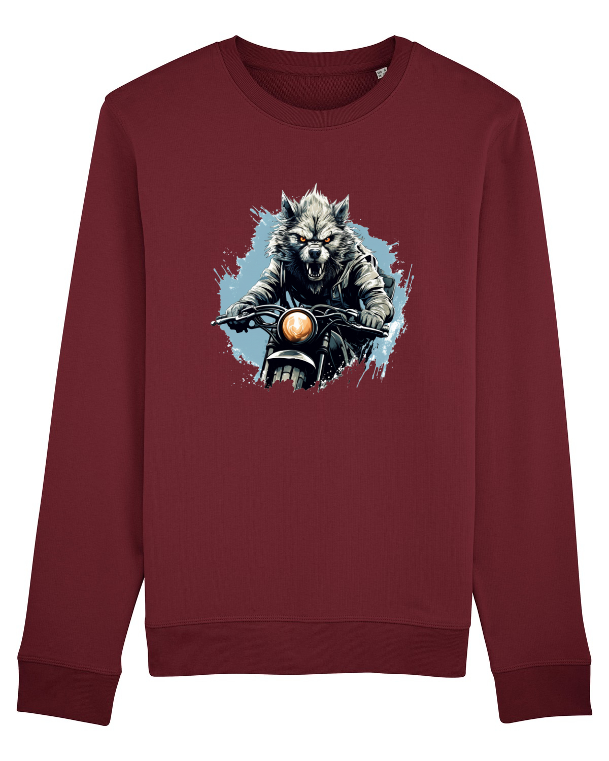 Bluză mânecă lungă Unisex Rise Burgundy